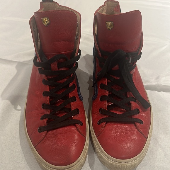 Gucci leather high trainers - Picture 6 of 7